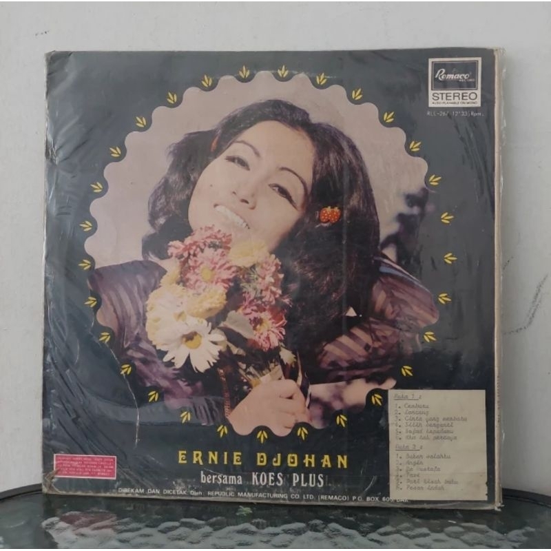 Vinyl Piringan Hitam 12 inch Ernie Djohan - Koes Plus - Cemburu dll