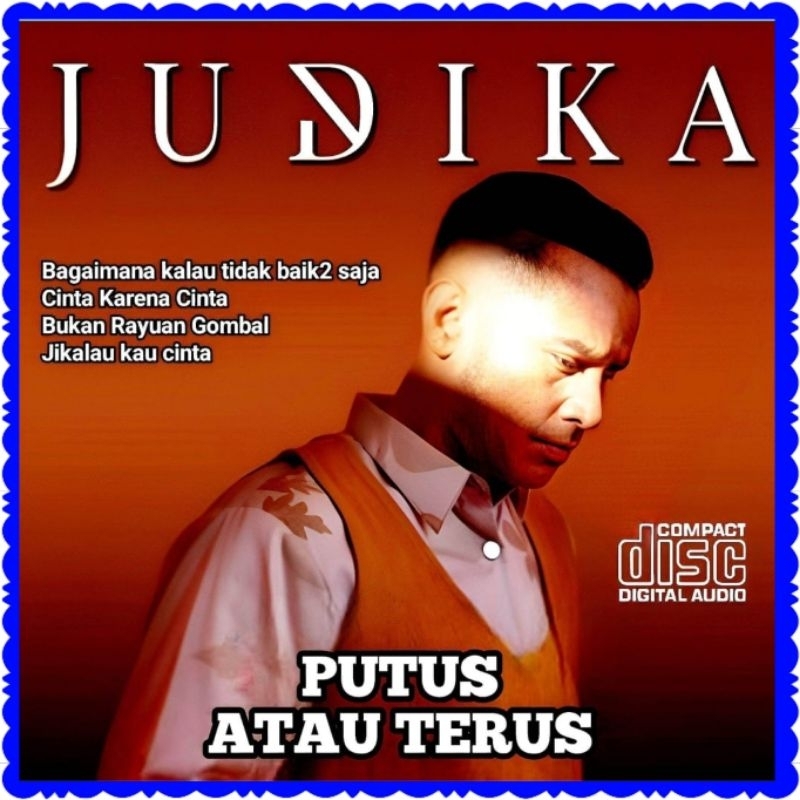 KASET CD MOBIL LAGU TERBARU ALBUM JUDIKA-KASET CD CIMPACT DISC AUDIO MUSIK LAGU POP INDONESIA ALBUM 