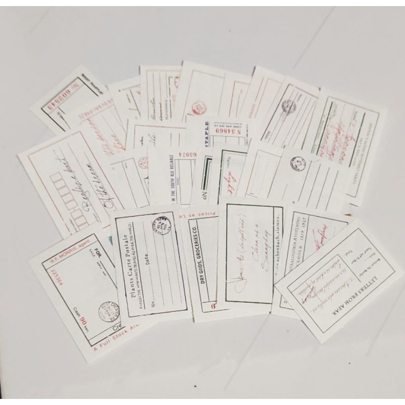 

Journal Treasure 1 lbr vintage memo untuk jurnal/bujo/scrapbooking