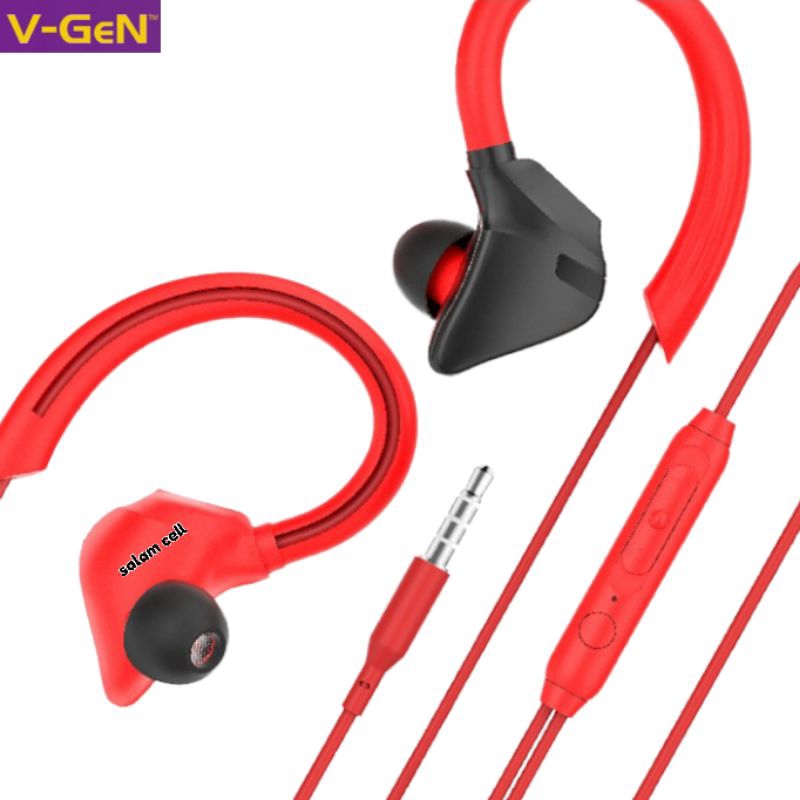 Headset V-Gen VEP1-32 Stereo Hd Sound Original Vgen Vep1 32 Garansi Resmi