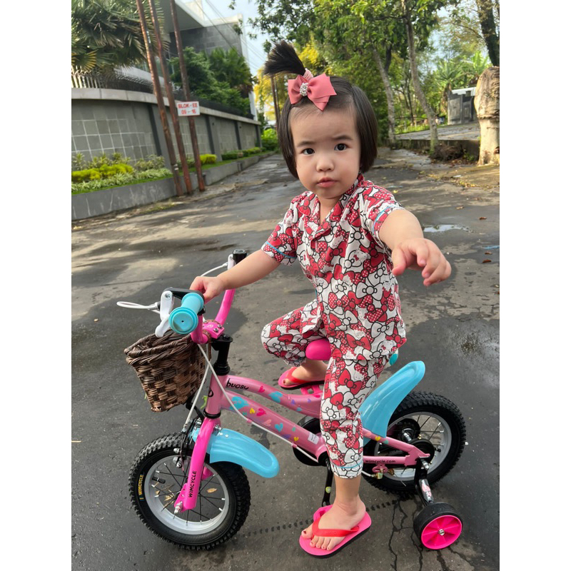 Sepeda Anak / Mini 12"/ Kids Bike Wimcycle BUGSY 12 INCH Sepeda Anak Dengan Roda Bantu