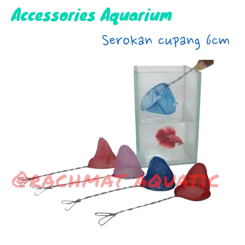 serokan seser ikan aquascpe / cupang / hias ncu jentik nyamuk murah