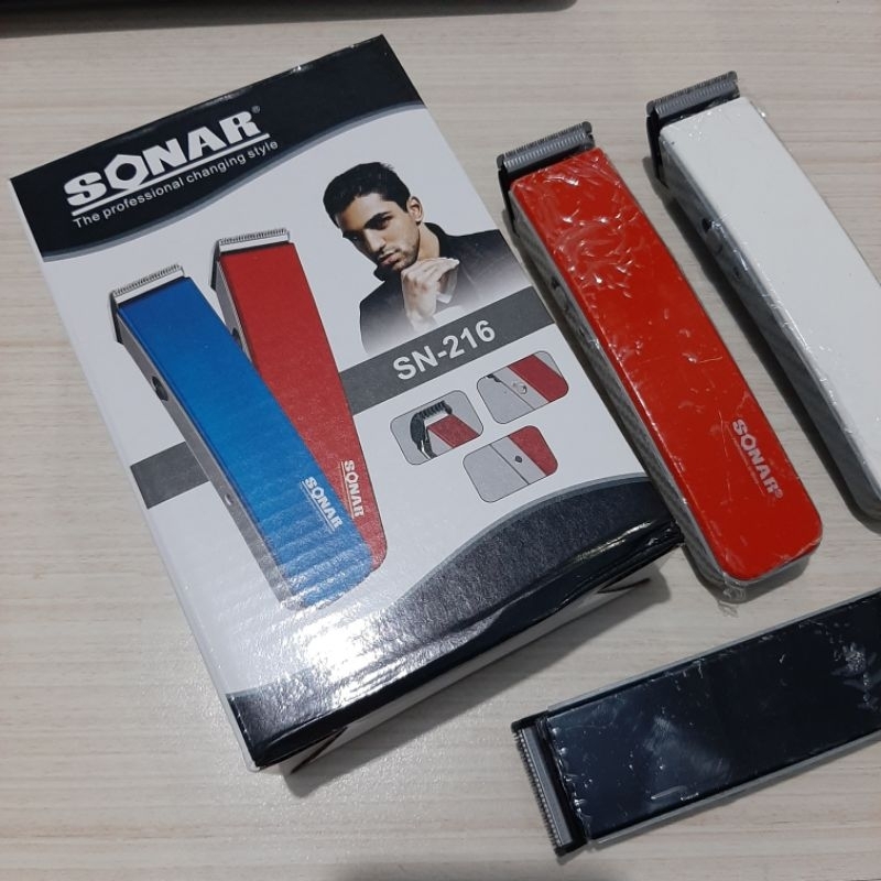 Alat Mesin Cukur Rambut kumis bulu Portable Recharger Baterai Sonar sn216 / GSE-007