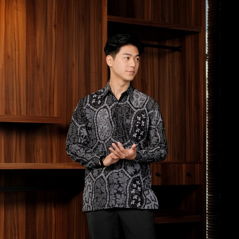 Batik Ayman - DHIKA | Baju Kemeja Batik Pria Lengan Panjang Katun Solo Halus Full Furing Premium Modern