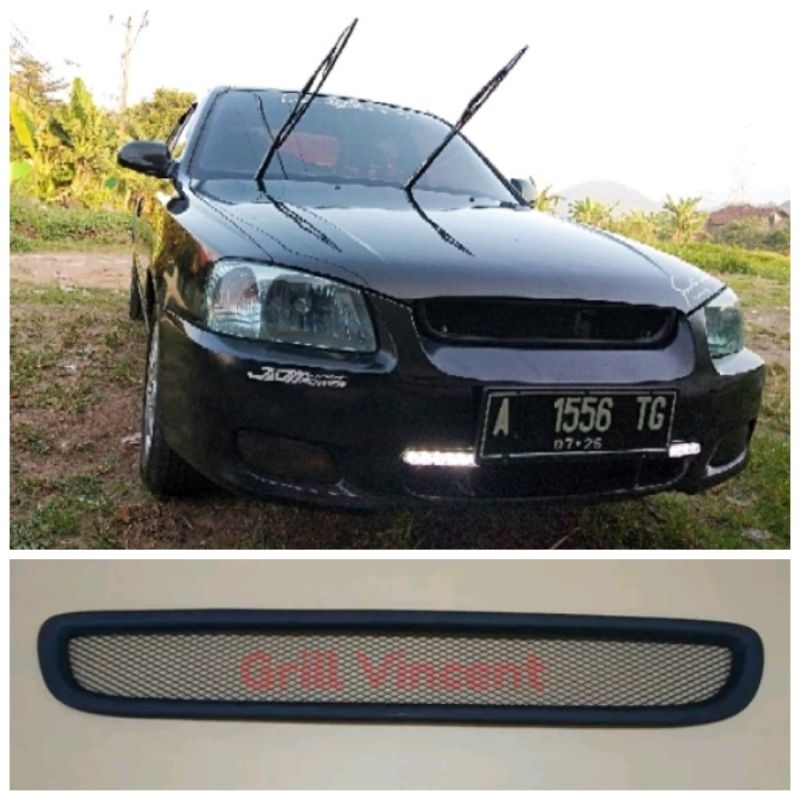 Grill jaring custom hyundai Accent Verna 2001 2002 2003 model sporty Gril