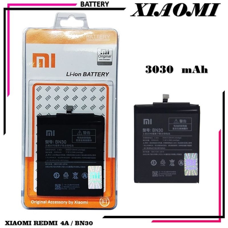 Battery Redmi 4A Original ♧ BN30