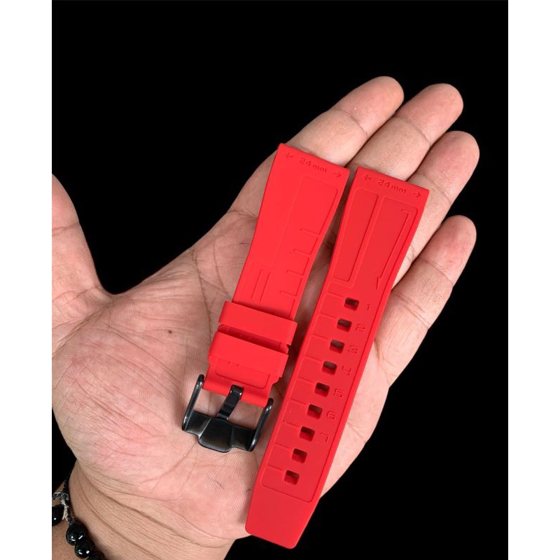 Strap Tali jam Tangan Silicon New model istimewa Merah