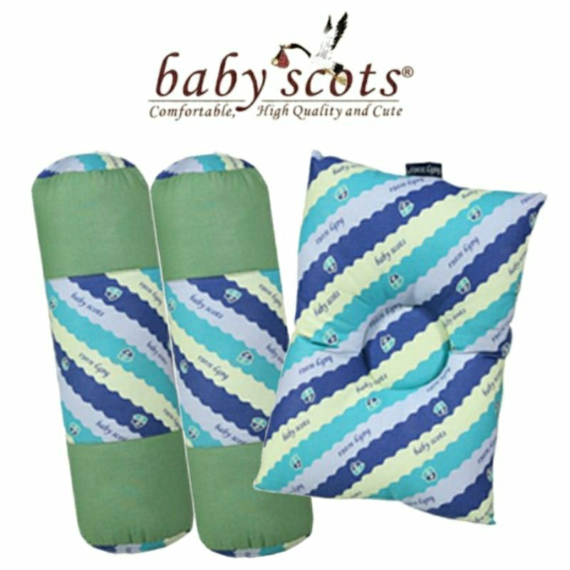 4 in 1 | 3 in 1 | Snobby BANTAL Bayi Set (1 Peyang + 2 Guling) Bantal Guling Baby Summit | Swan Series BANTAL GULING