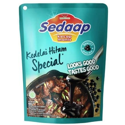 

KECAP SEDAAP MANIS 60ml POUCH KEDELAI HITAM REFILL MAKANAN MEMASAK BUMBU MASAK SAUS KETCHUP SEDAP SACHET 30 ml 60 GROSIR MURAH RESTO WINGS