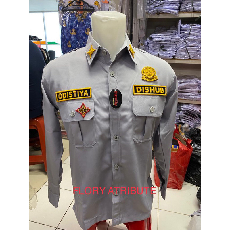 SERAGAM DISHUB BORDIR TIMBUL