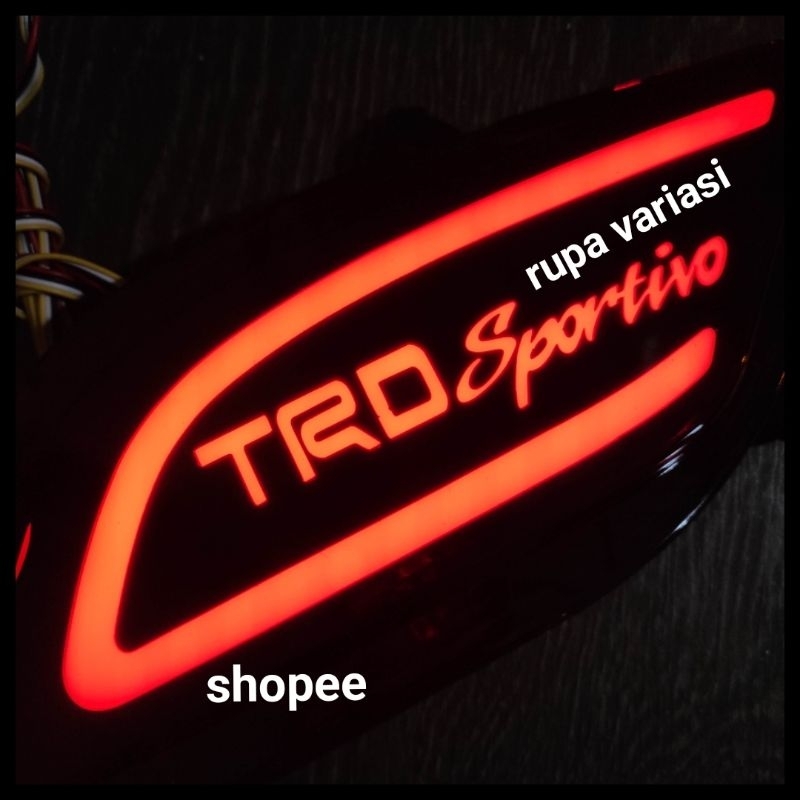 lampu reflektor bumper belakang mobil toyota all new yaris 2018 2019 2020 2021 2022 2023 lampu mata kucing nyala led plasma vitz gr sport