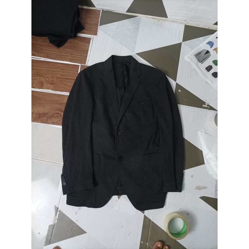 uniqlo blazer grey