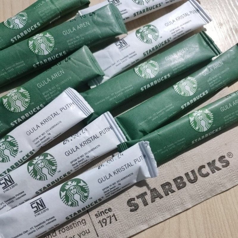 

STARBUCKS GULA KRISTAL AREN BROWN SUGAR SACHET