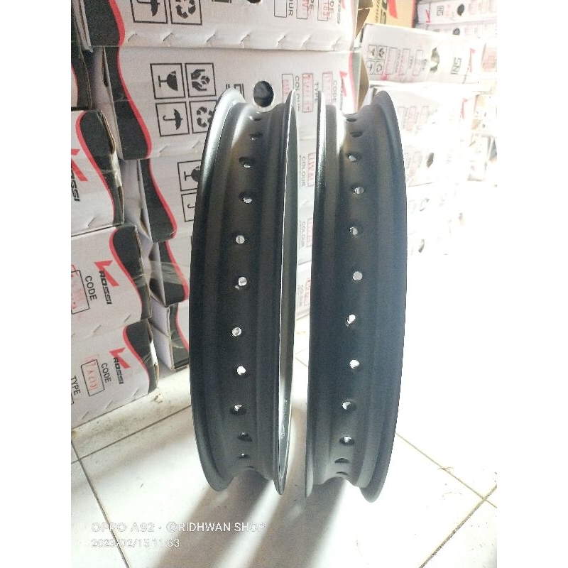 VELEK PELAH RIM RODA BAN VELK VELG V ROSSI UKURAN 185-215 RING 18 SET DEPAN BELAKANG