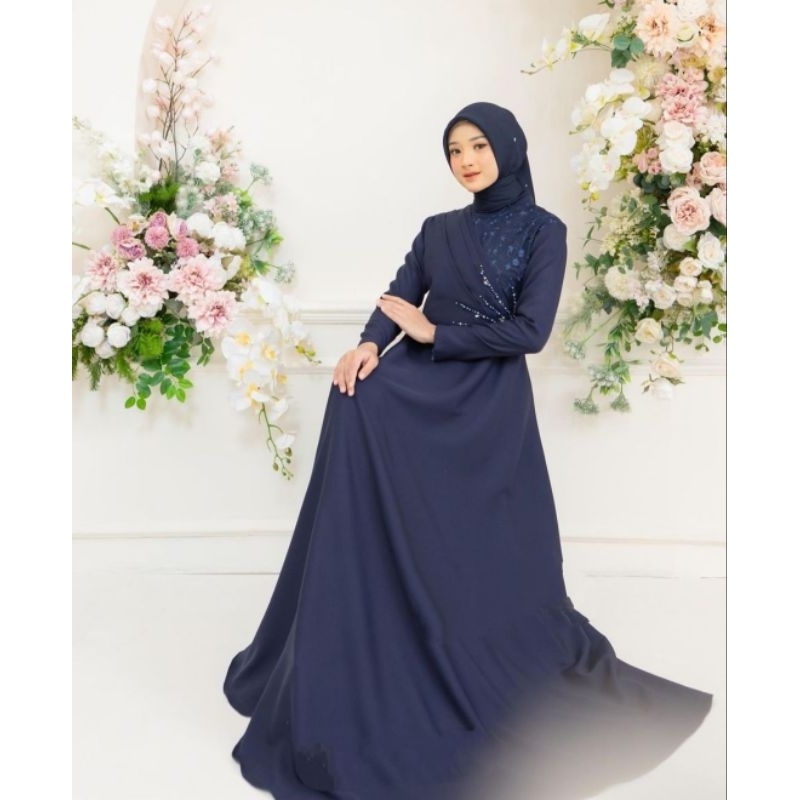 Azalea dress - gaun pesta muslimah - gaun kondangan Lamaran Lebaran