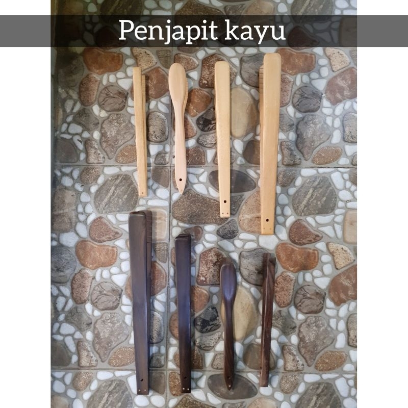 Penjepit Makanan / Capitan Makanan Kayu / Capit Makanan / Wooden Tongs