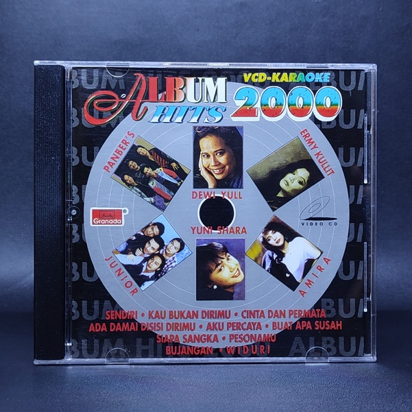 VCD ALBUM HITS 2000 ERMY KULLIT YUNI SHARA SARWANA CICI SUMIATI UCI AMIRA DEWI YULL