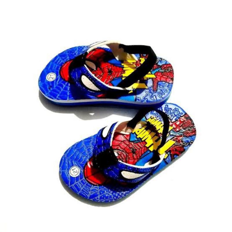 [1-3t] SANDAL ANAK BAYI PREWALKER KARAKTER SPIDERMAN / SANDAL SPIDERMAN PRESS SPON PREMIUM