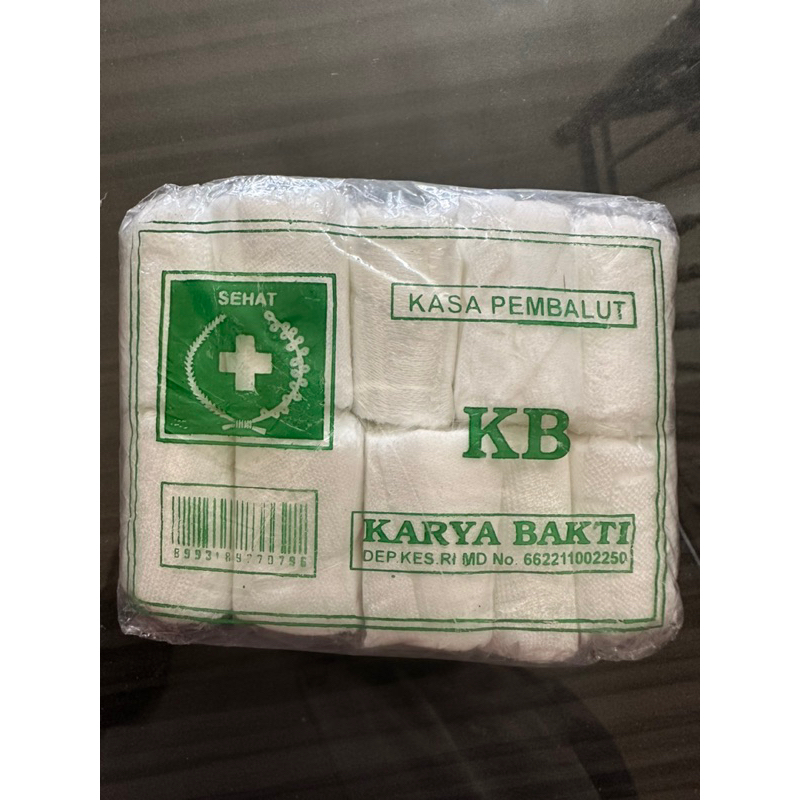 Kasa Verban Gulung 4 yard x 10 cm  harga satuan dan Pack