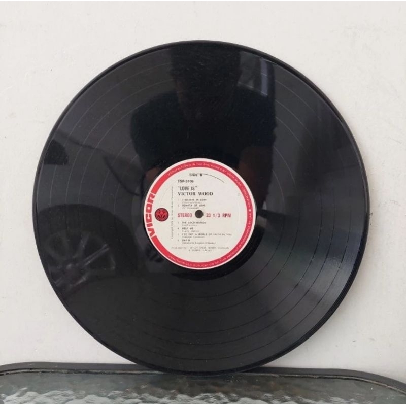 Vinyl Piringan Hitam 12 inch Love Is-Victor Wood