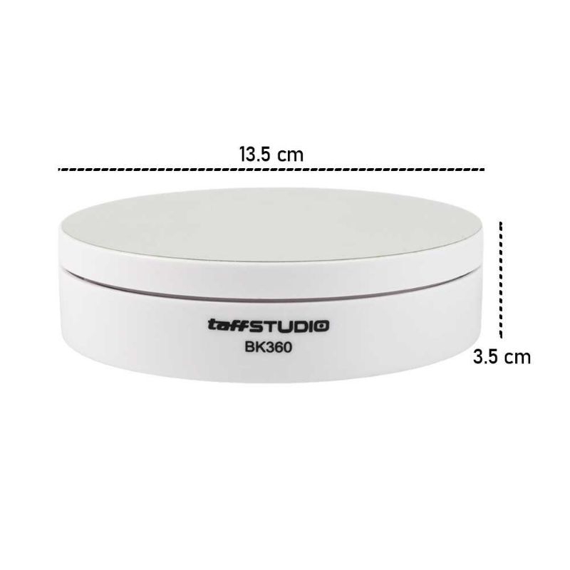Display Stand Putar Putih