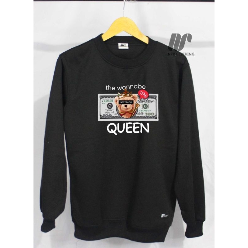 Crewneck basic sweater sablon Original NVR Clothing 03