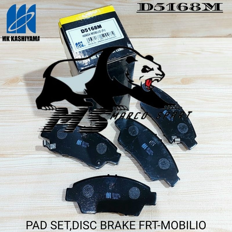 Brake pad depan-kampas rem depan honda mobilio Mk kuning D5168