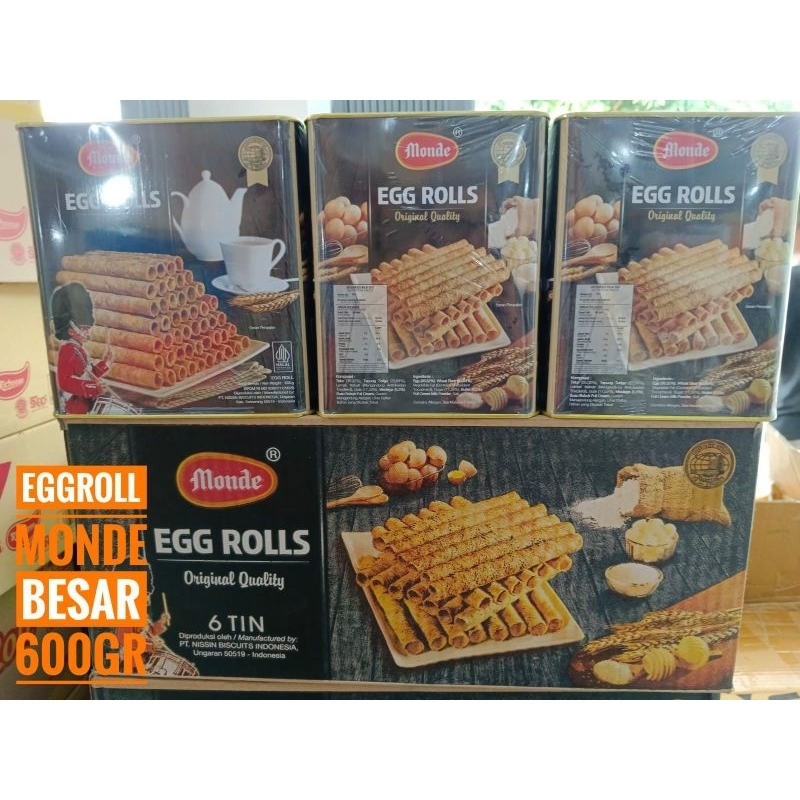 

Eggroll Monde Kaleng Besar 600gr