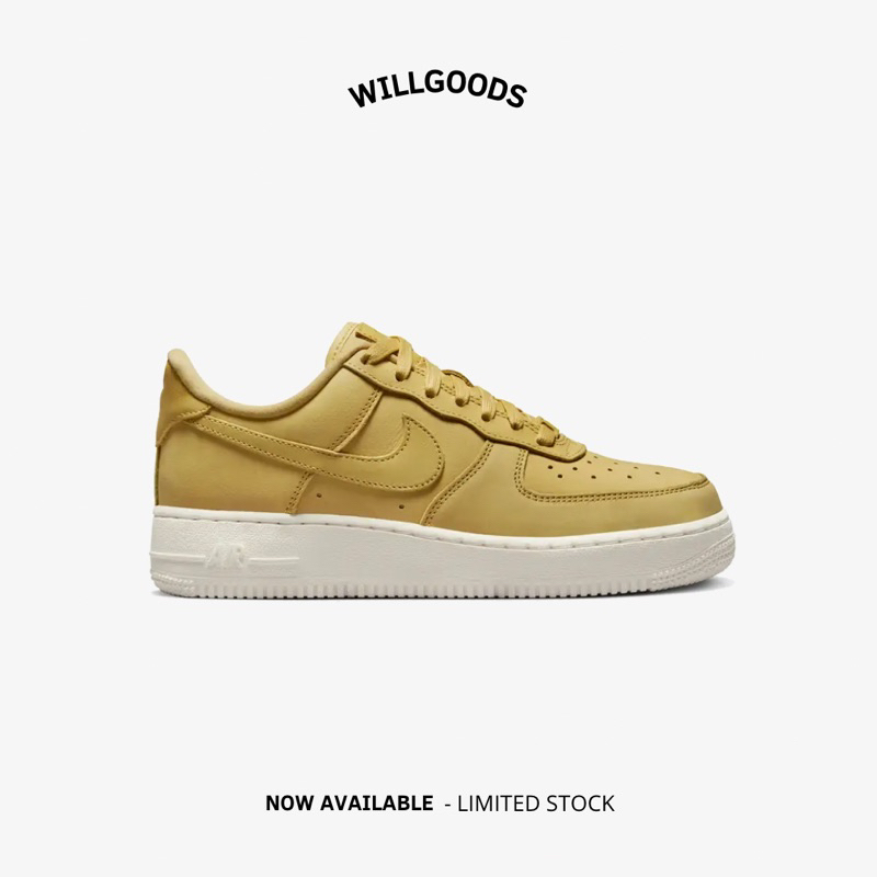 Nike Air Force 1 PRM Saturn Gold Sail Women Original Resmi BNIB