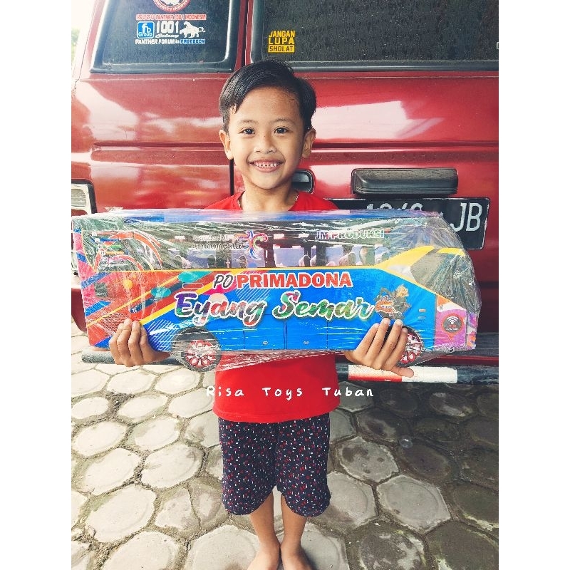 MINIATUR BIS OLENG UKURAN JUMBO UK 55 CM, KAYU TEBAL