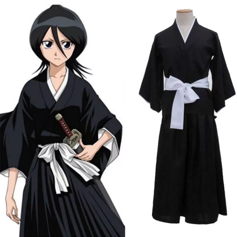 costum cosplay Kuchiki Rukia Cosplay Kimono anime Bleach