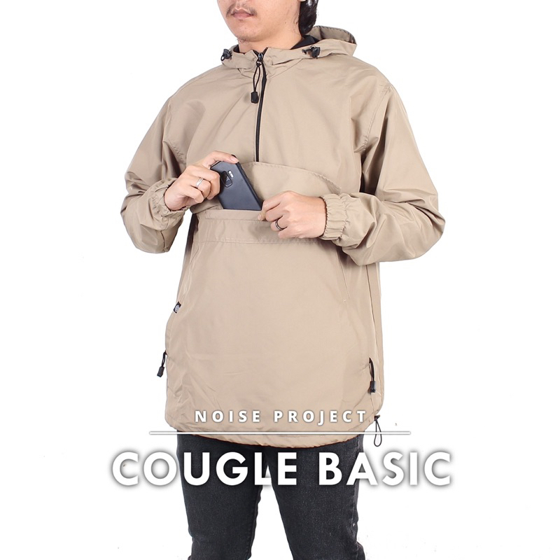 Hitam Jaket Cougle Basic Jaket Cougle Noise Project Jaket Polos