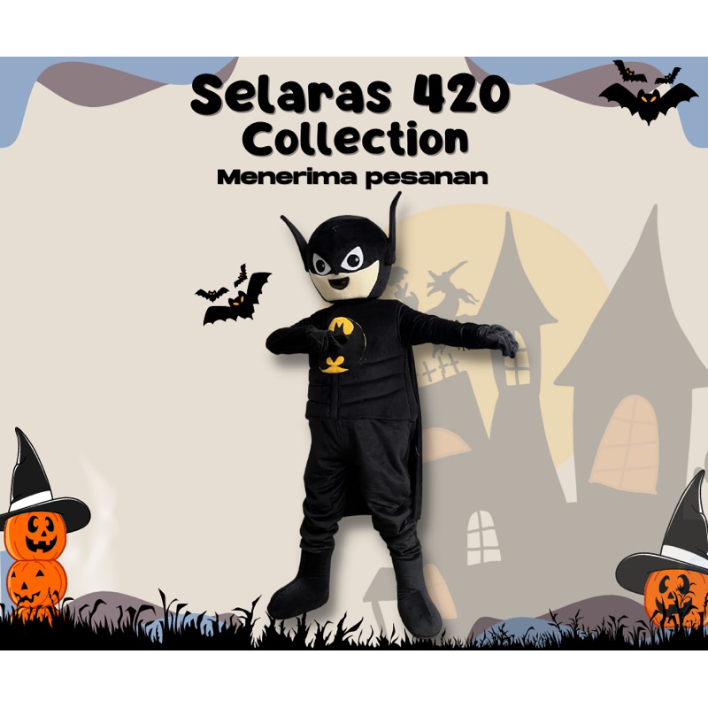 KOSTUM BADUT TERMURAH KARAKTER BATMAN