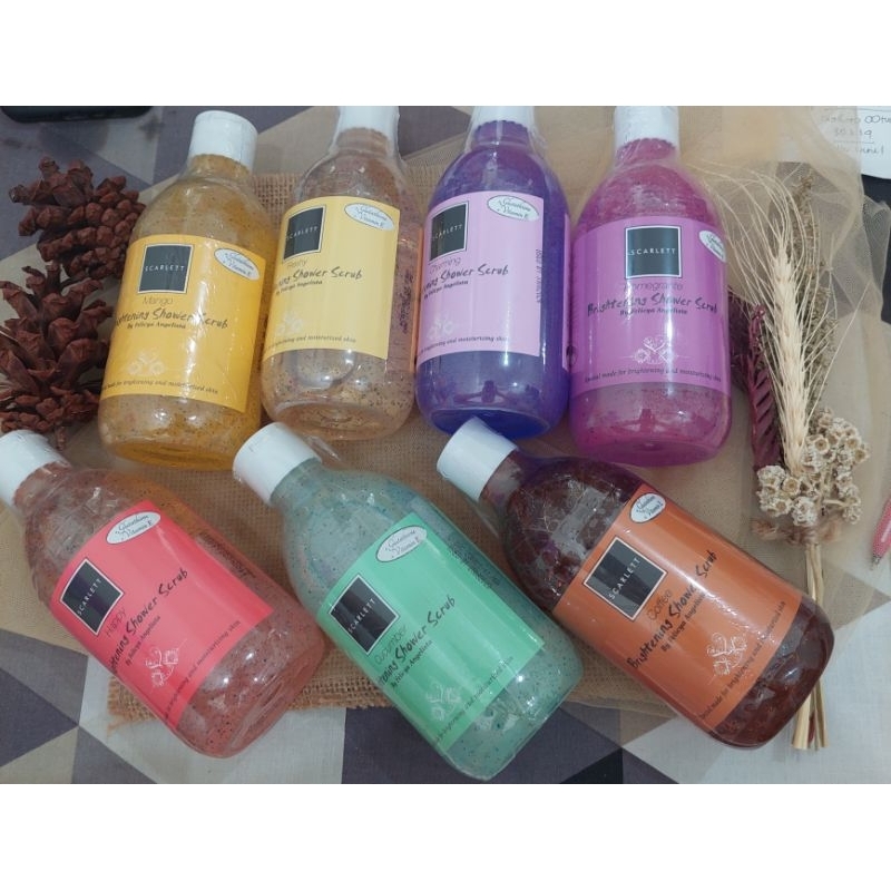 SABUN MANDI SHOWER SCRUB SCARLET ORIGINAL BPOM