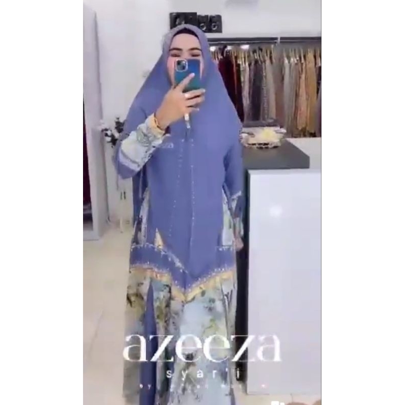 SET AZEEZA SYARI BAHAN CERUTY ARMANI BEBYDOLL