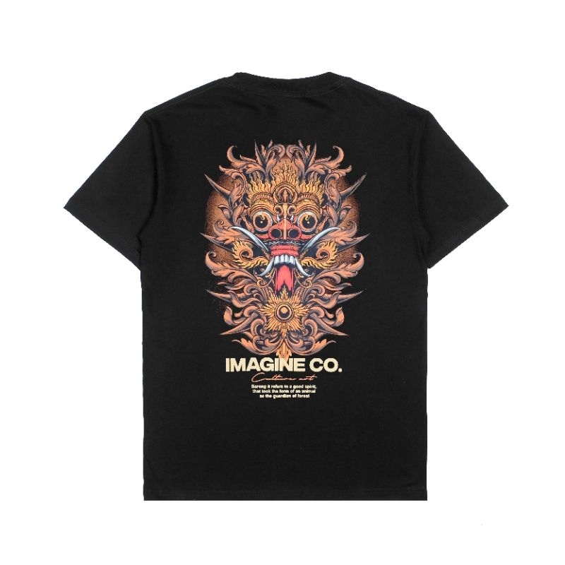 Imagineco Kaos Lengan Pendek Hitam "Baron"