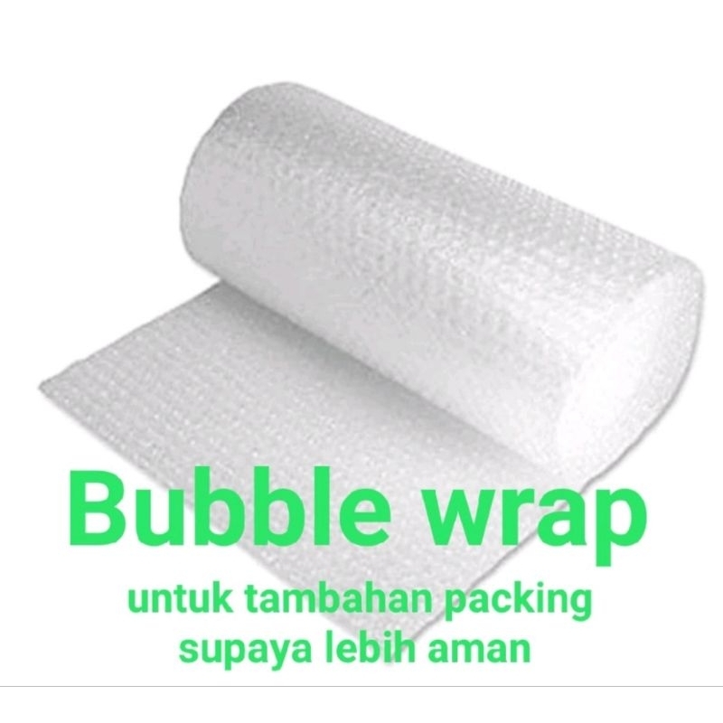 

bubble warp tambahan ekstra packing