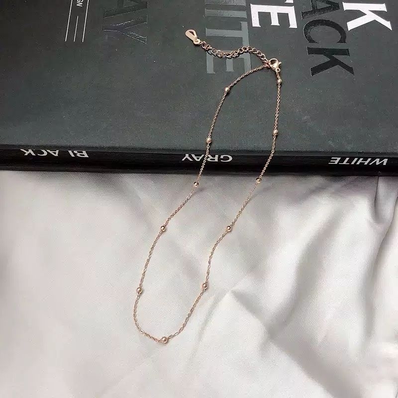 Kalung Cantik Belicia Anti Karat Ada Box -Collin Shop