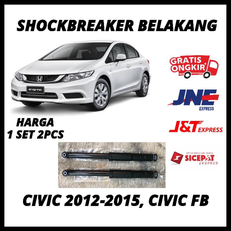 Shockbreaker Shock Breaker Belakang Civic 2012 2013 2014 2015 Civic FB