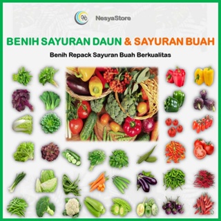 Benih Sayur Sayuran Daun Buah Rumahan Lengkap Berkualitas - Benih Sayur