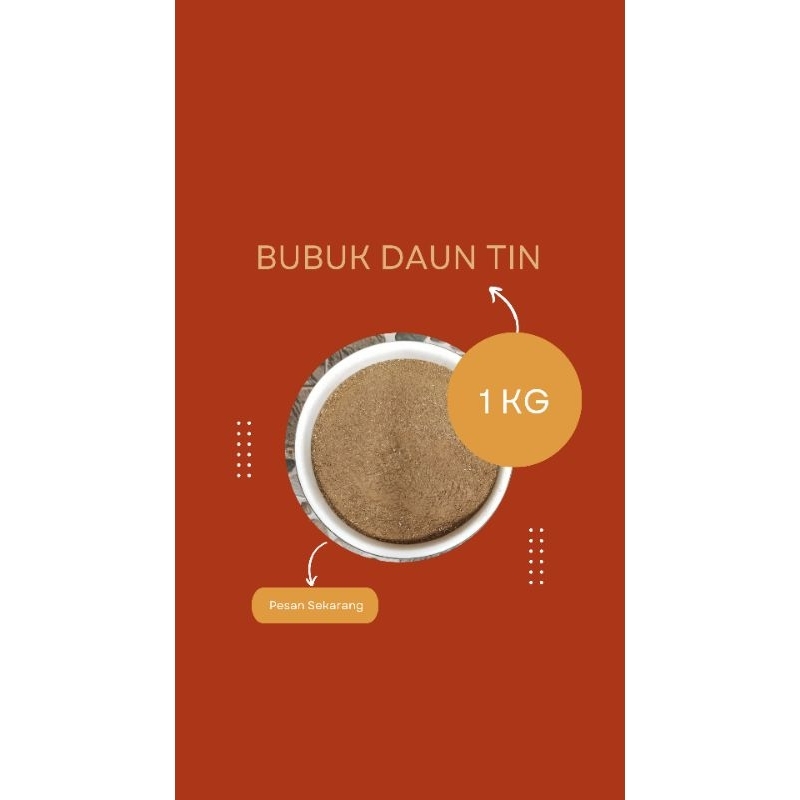 

Bubuk herbal daun tin / herbs powder fig leaf 1kg