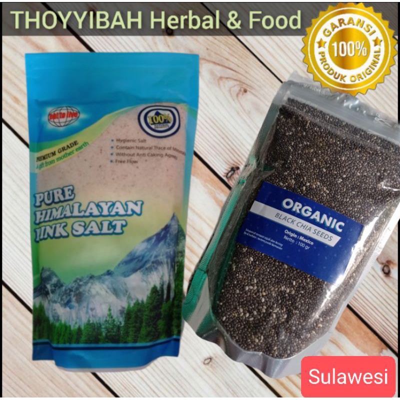 

Paket Garam HIMALAYA + Black CHIA SEED Terbaik Natural & Original