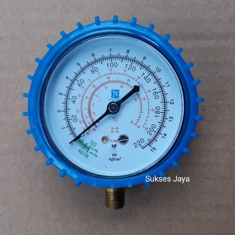 meteran manifold - pressure gauge - kepala manifold