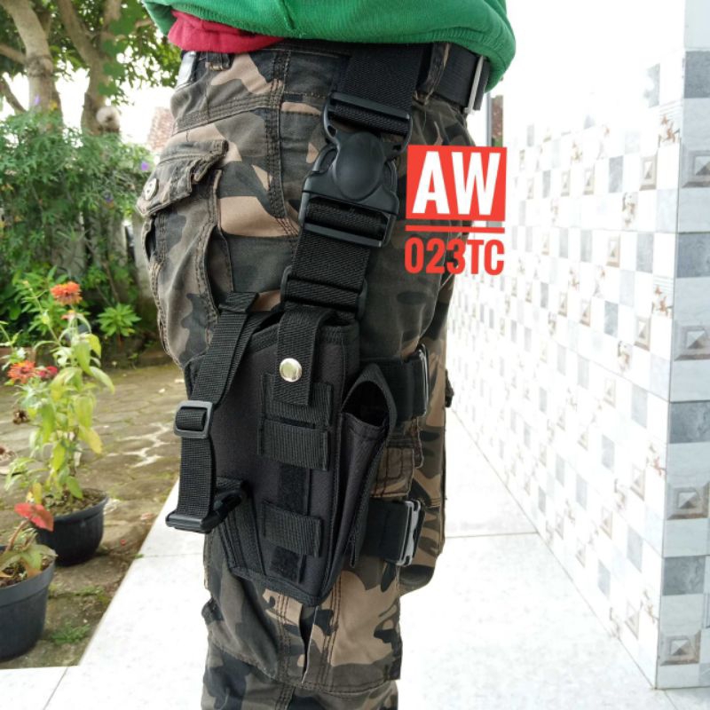 holster paha glock / holster paha rep wolpoper tactical / holster paha dan pinggang