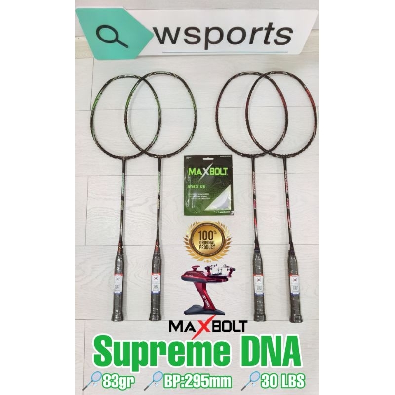 Raket Badminton Maxbolt SUPREME DNA Original