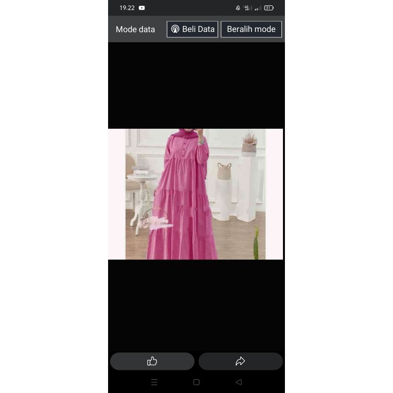 Kirania dress/gamis polos rayon