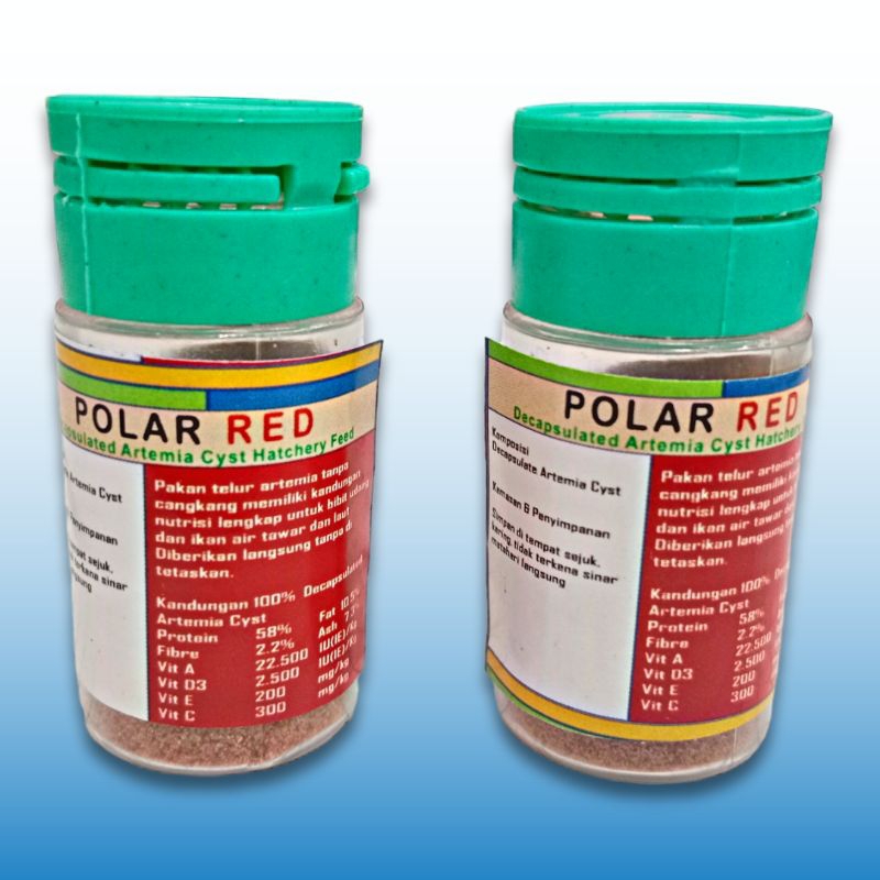 Promo murah Makanan ikan Burayak ARTEMIA POLAR RED 10GR