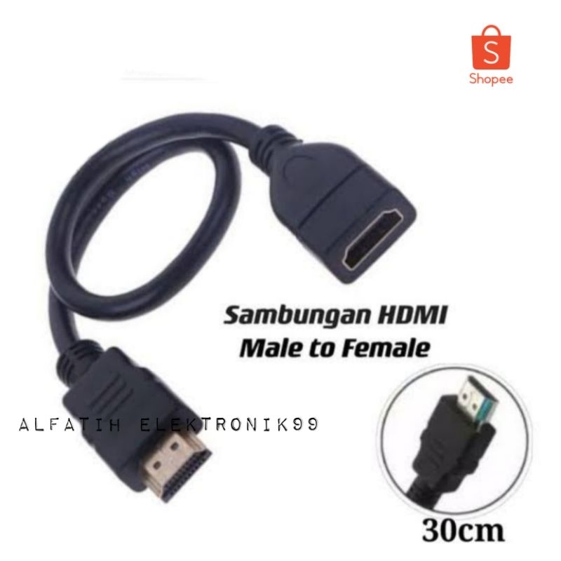 SAMBUNGAN HDMI EXTENSION 30CM