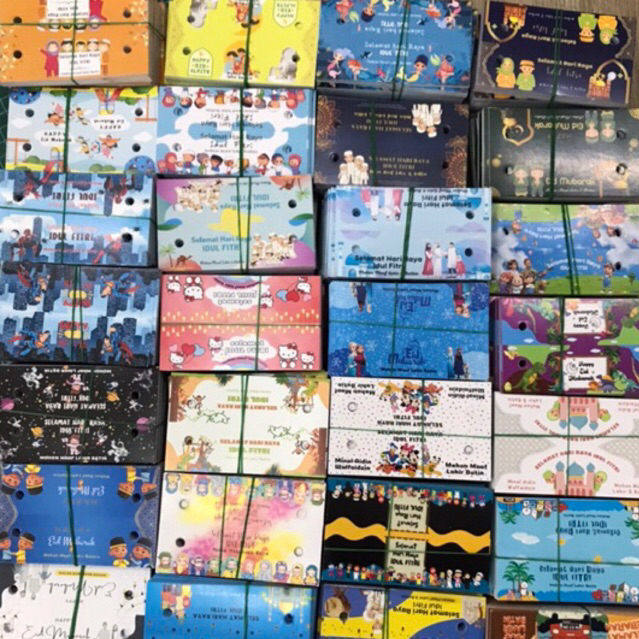 

100 Lembar Label Plastik Snack Lebaran