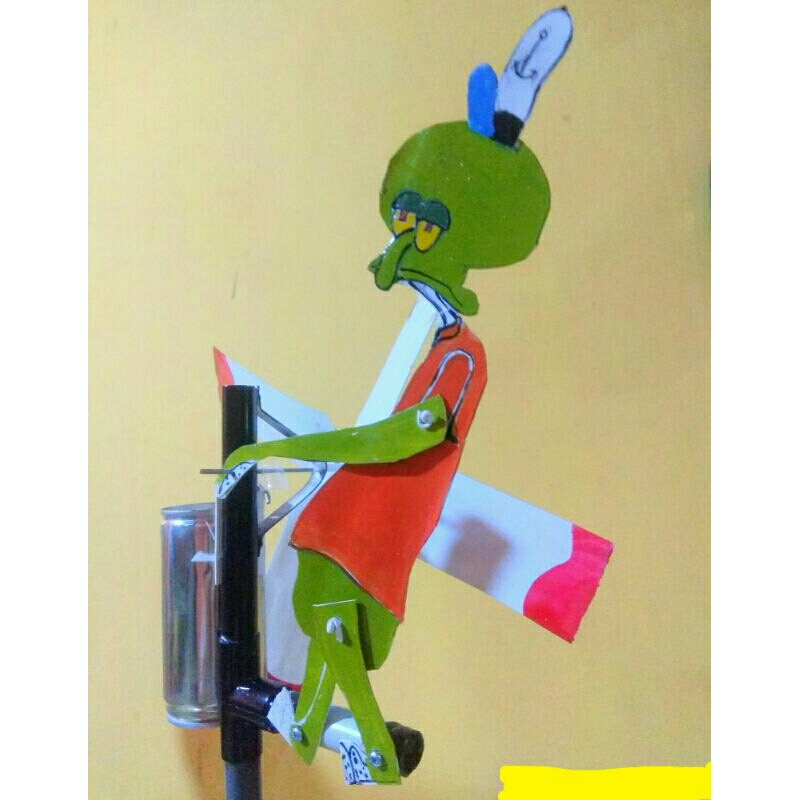Mainan anak Kincir angin Squidward